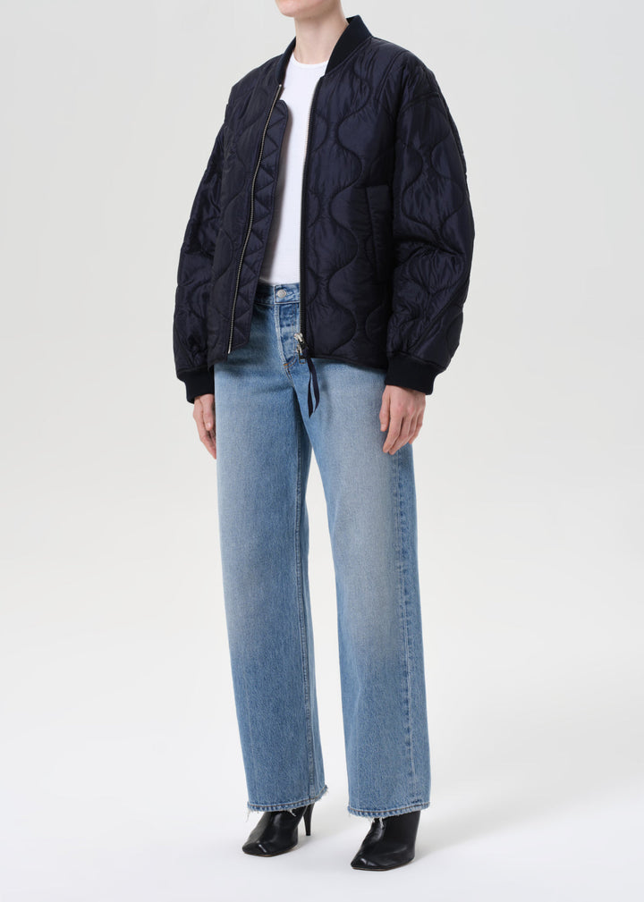 Isla Quilted Jacket in Ink