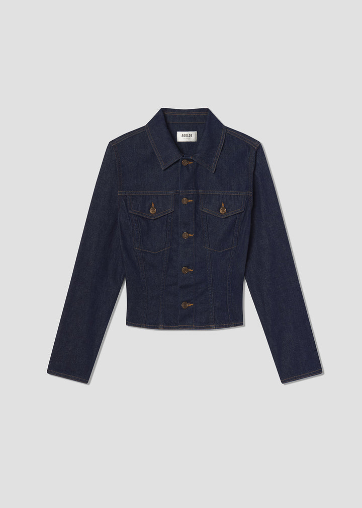 Contoured Jacket in Rinse