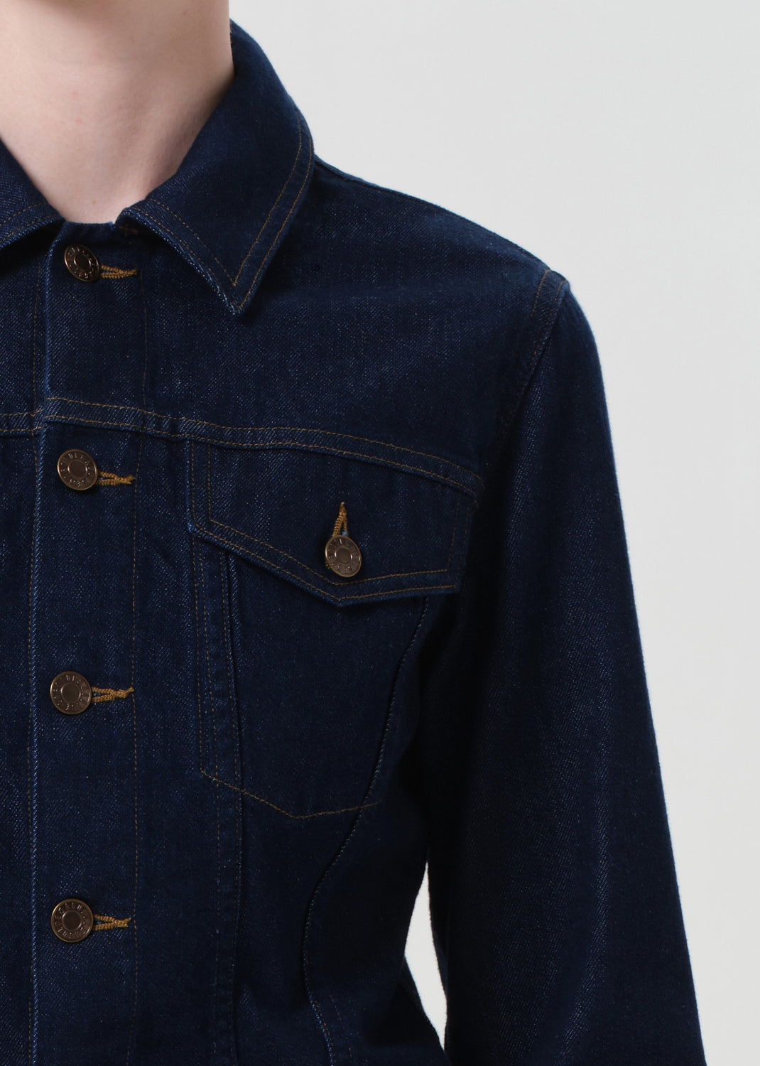 Contoured Jacket in Rinse