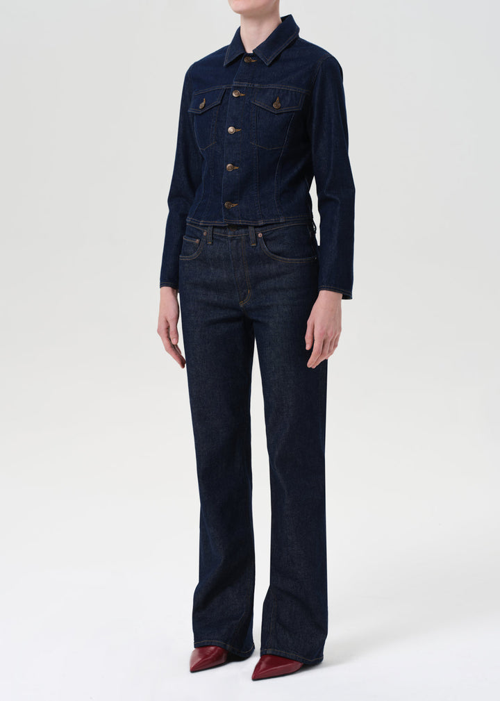 Contoured Jacket in Rinse