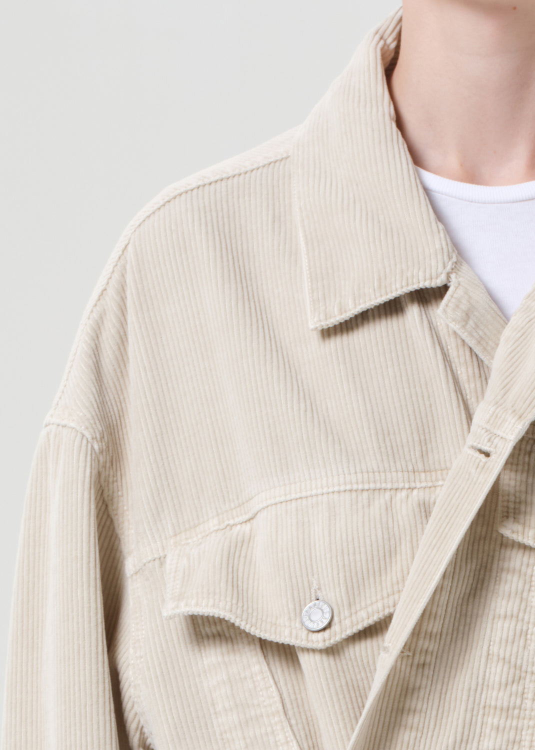 Reworked Wayne Jacket (Corduroy) in Rice Grass