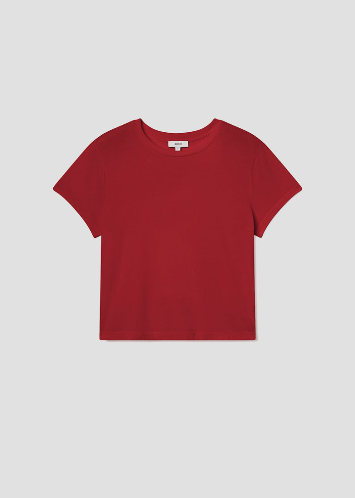Adine Shrunken Tee in Brick