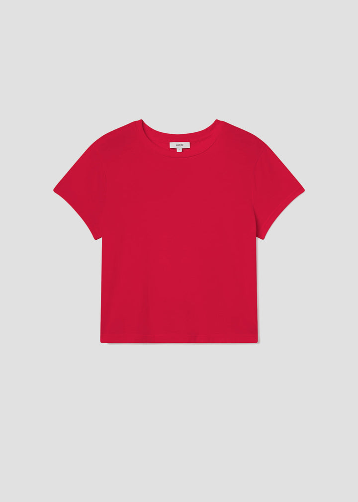 Adine Shrunken Tee in Tomato
