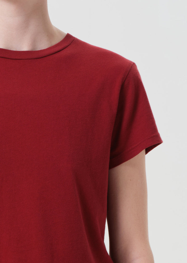 Adine Shrunken Tee in Brick