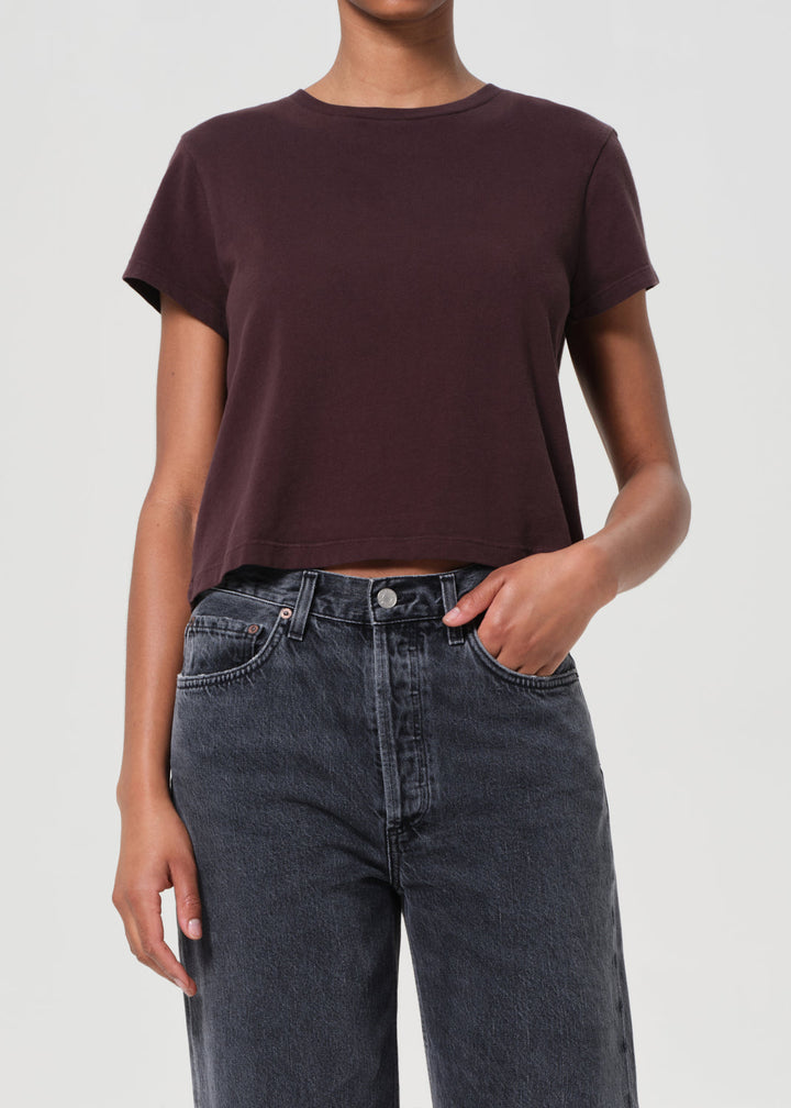 Adine Shrunken Tee in Root