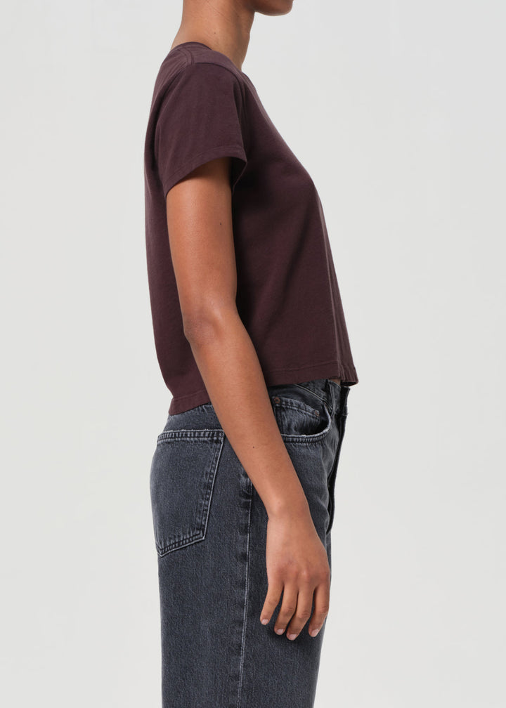 Adine Shrunken Tee in Root