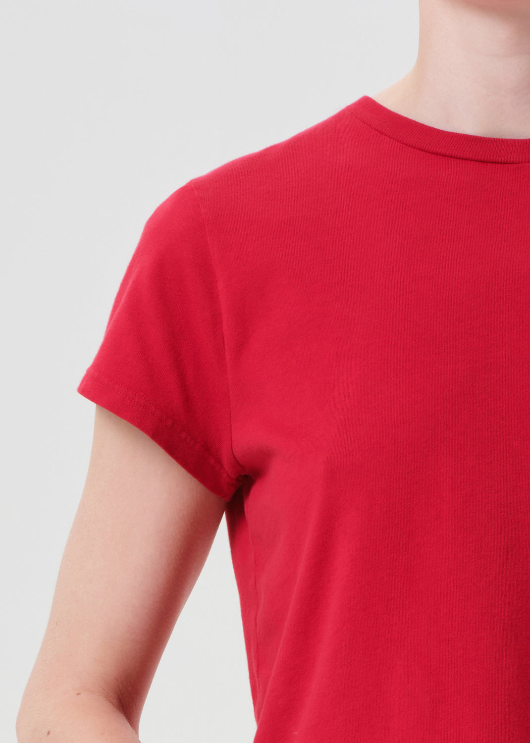 Adine Shrunken Tee in Tomato
