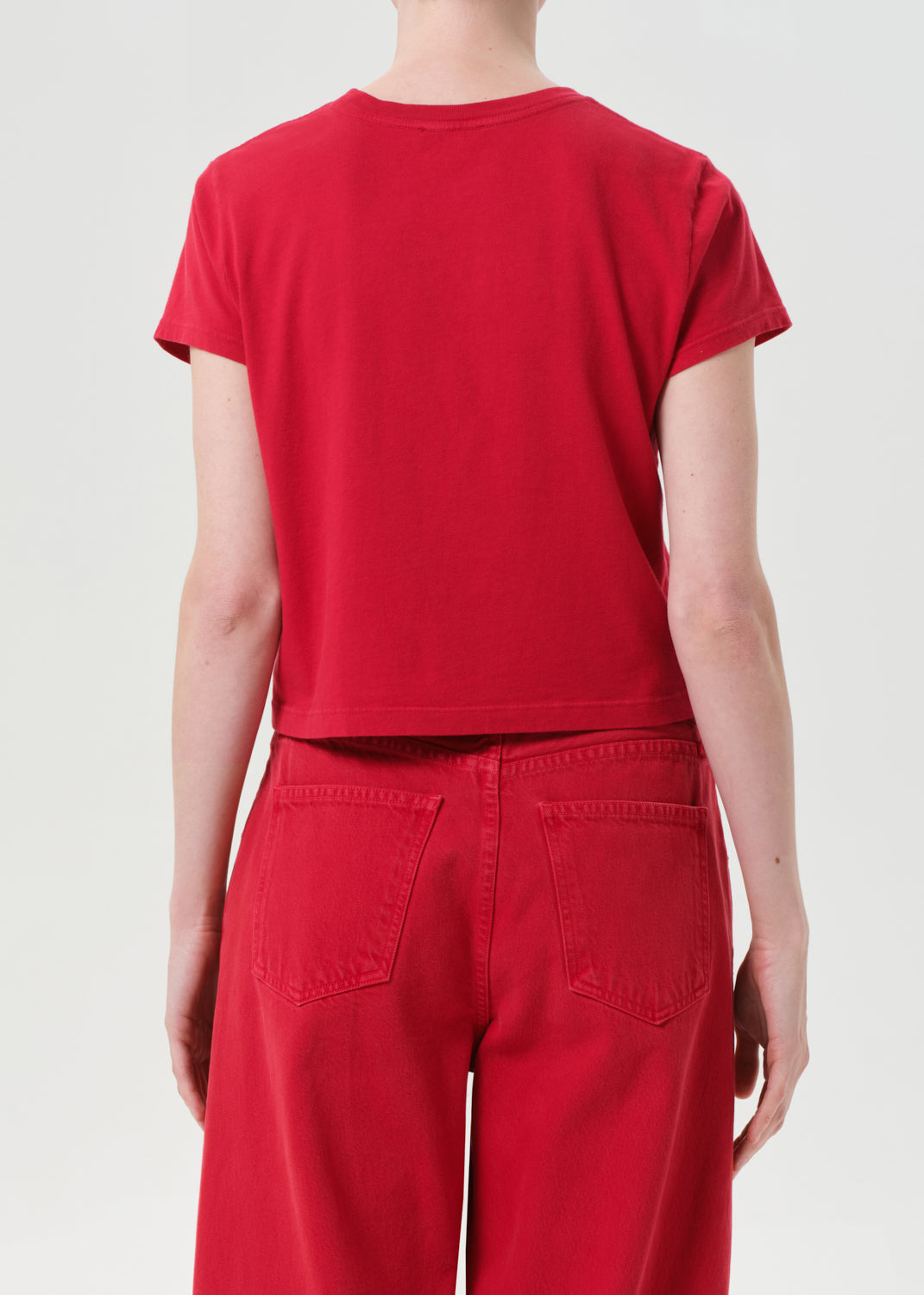Adine Shrunken Tee in Tomato