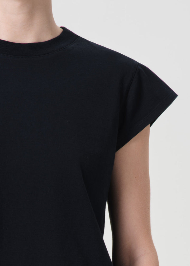 Bryce Cap Sleeve Tee in Storm