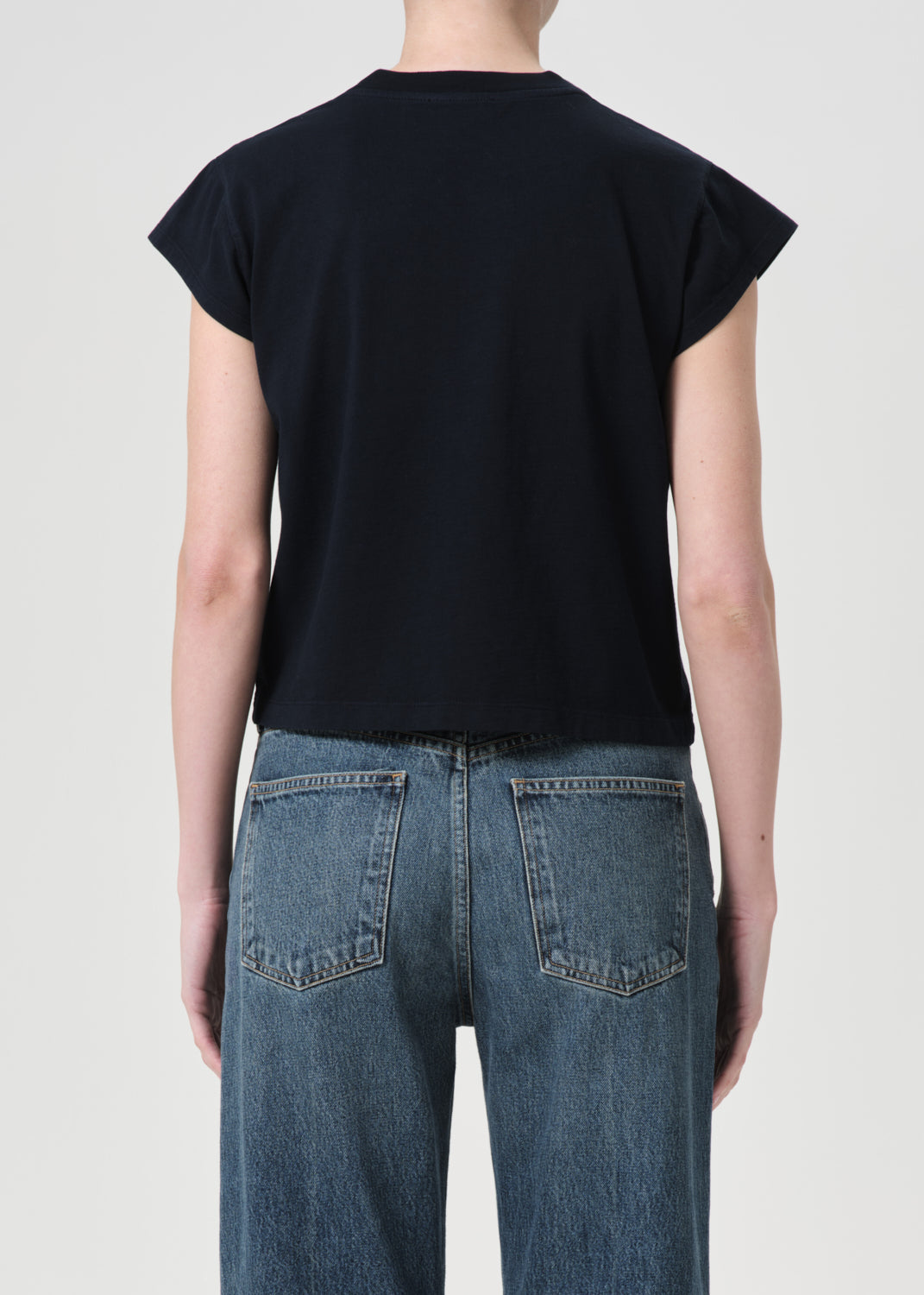 Bryce Cap Sleeve Tee in Storm