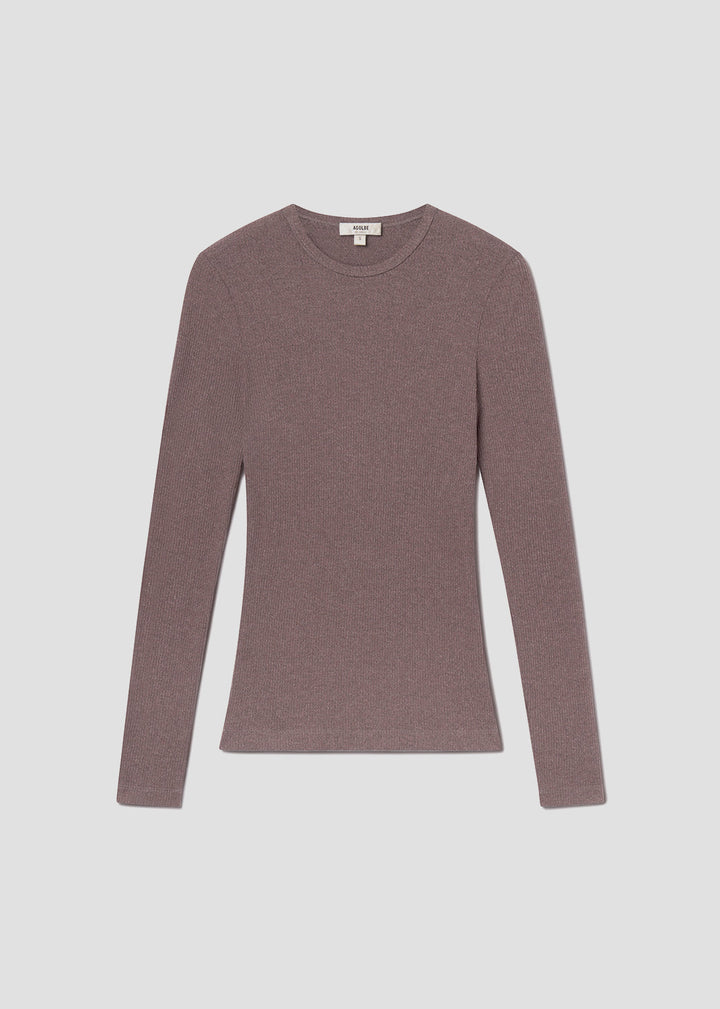 Delphi Slim Tee in Ceramic