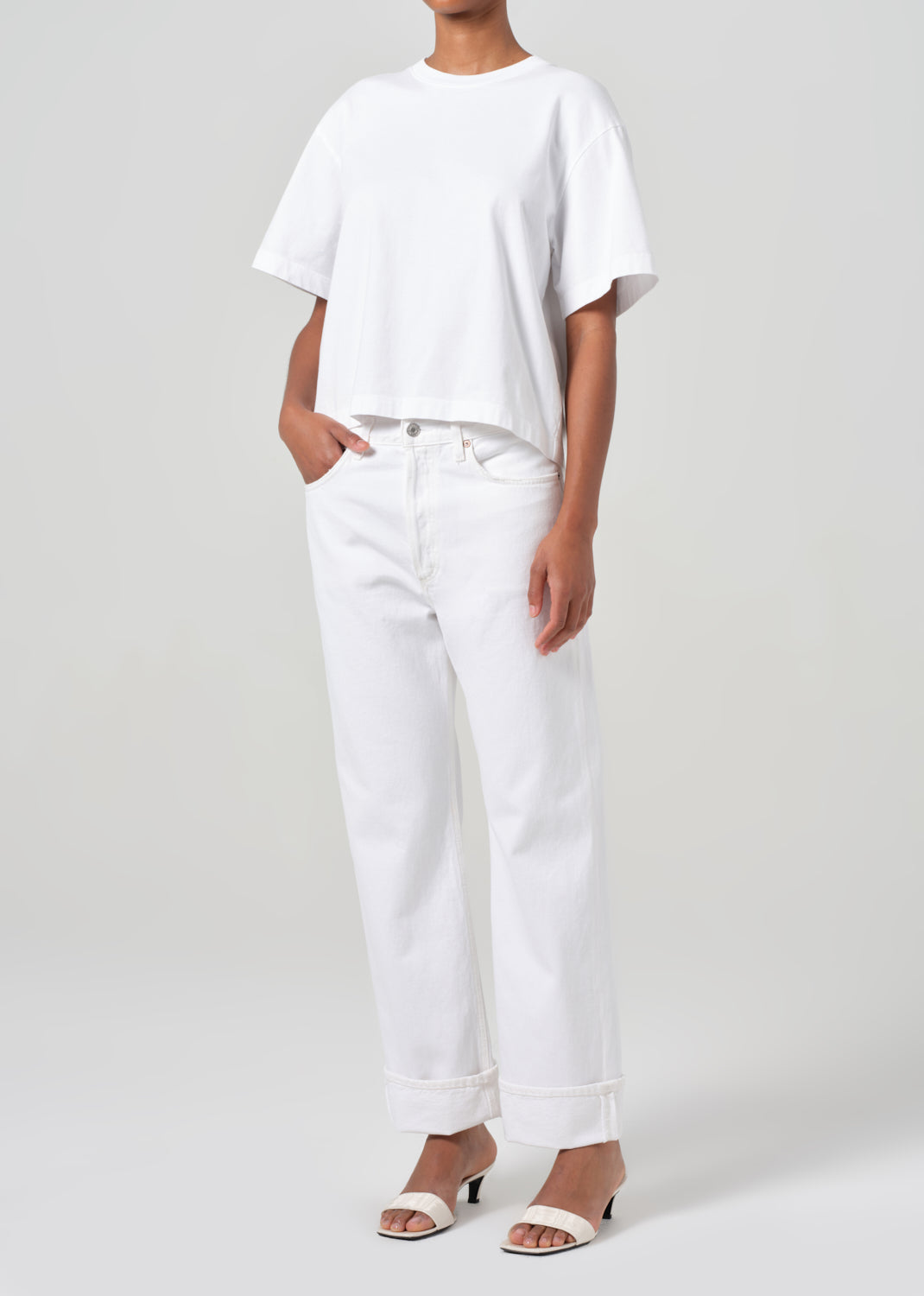 Sulma Tee in White