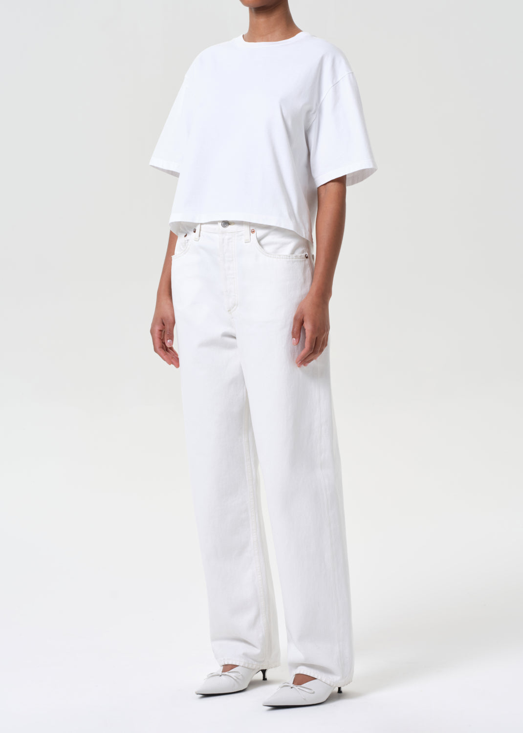 Sulma Tee in White