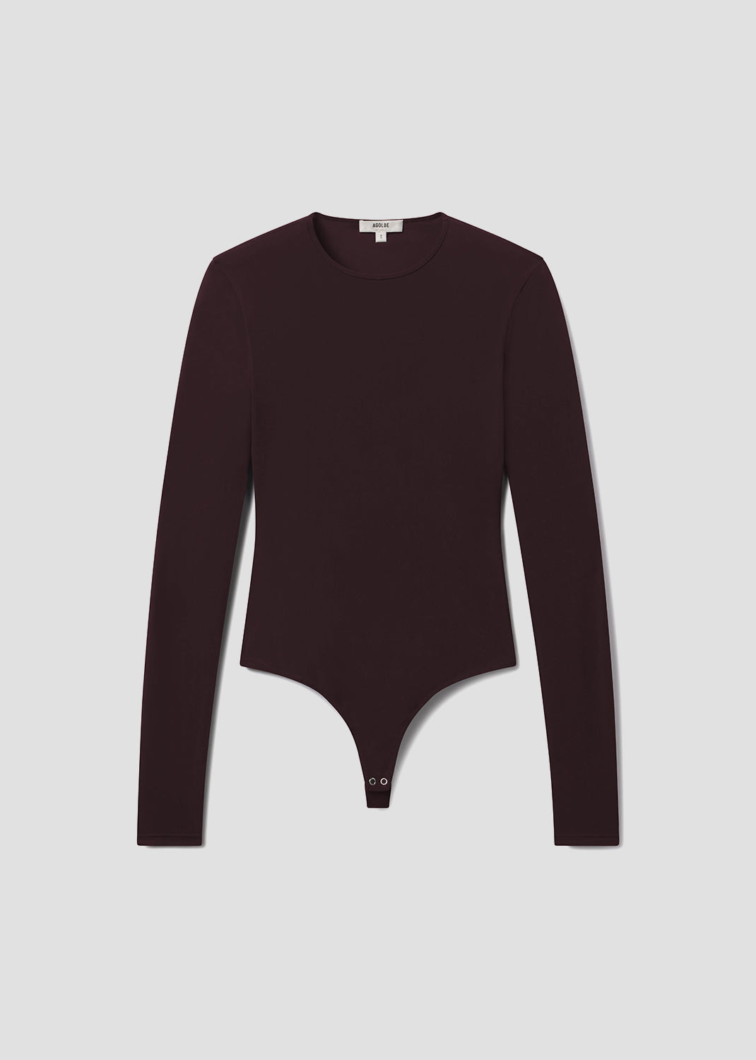 Aura Long Sleeve Bodysuit in Chocolate