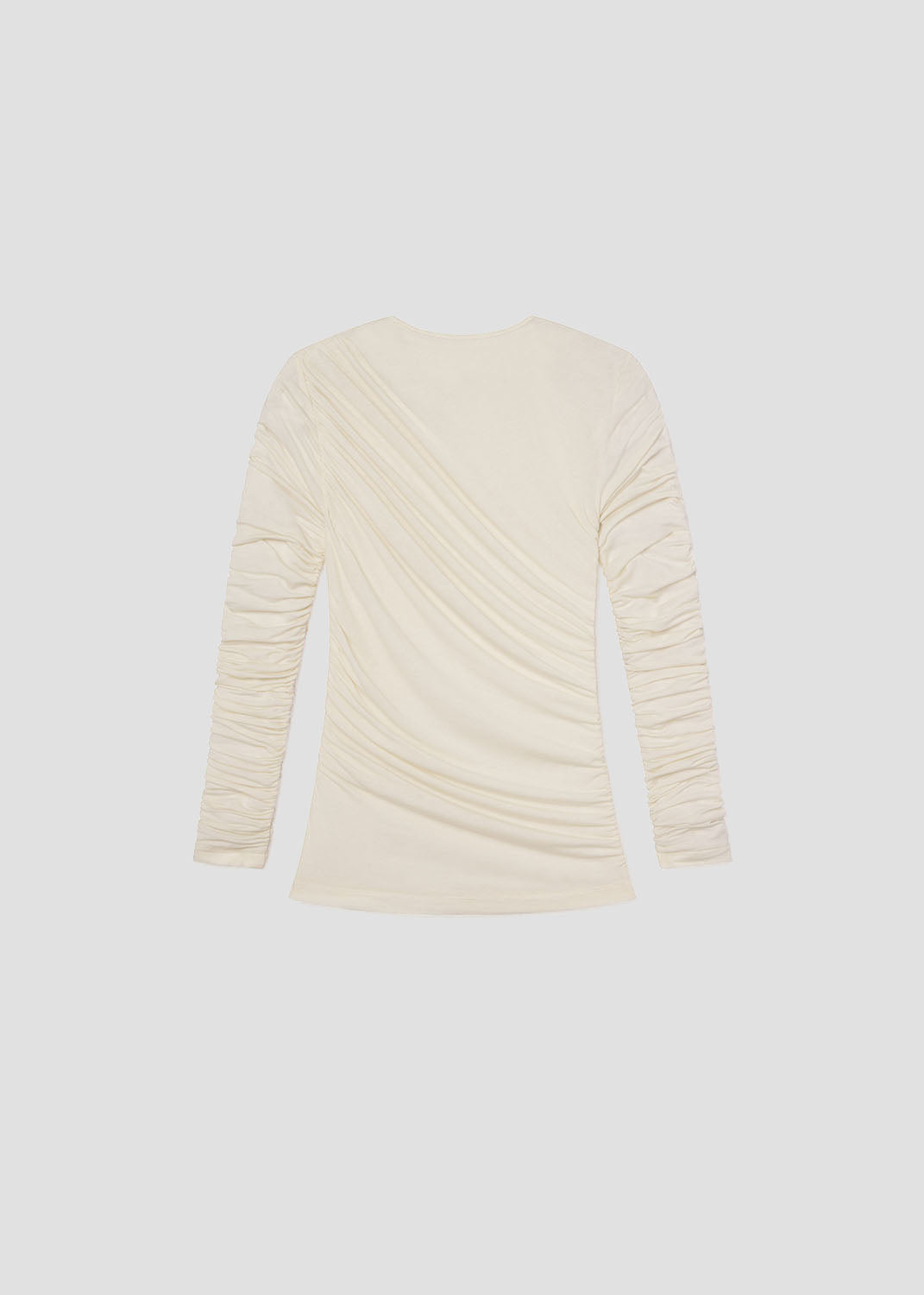Tania Twist Tee in Oat Milk