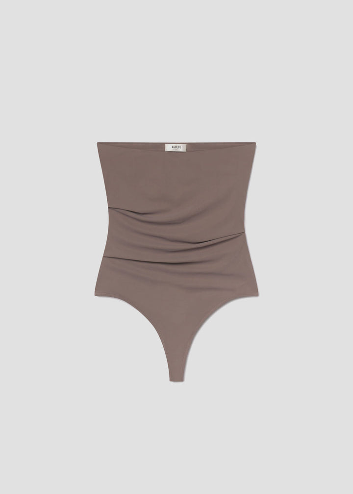 Gwyneth Bodysuit in Taupe