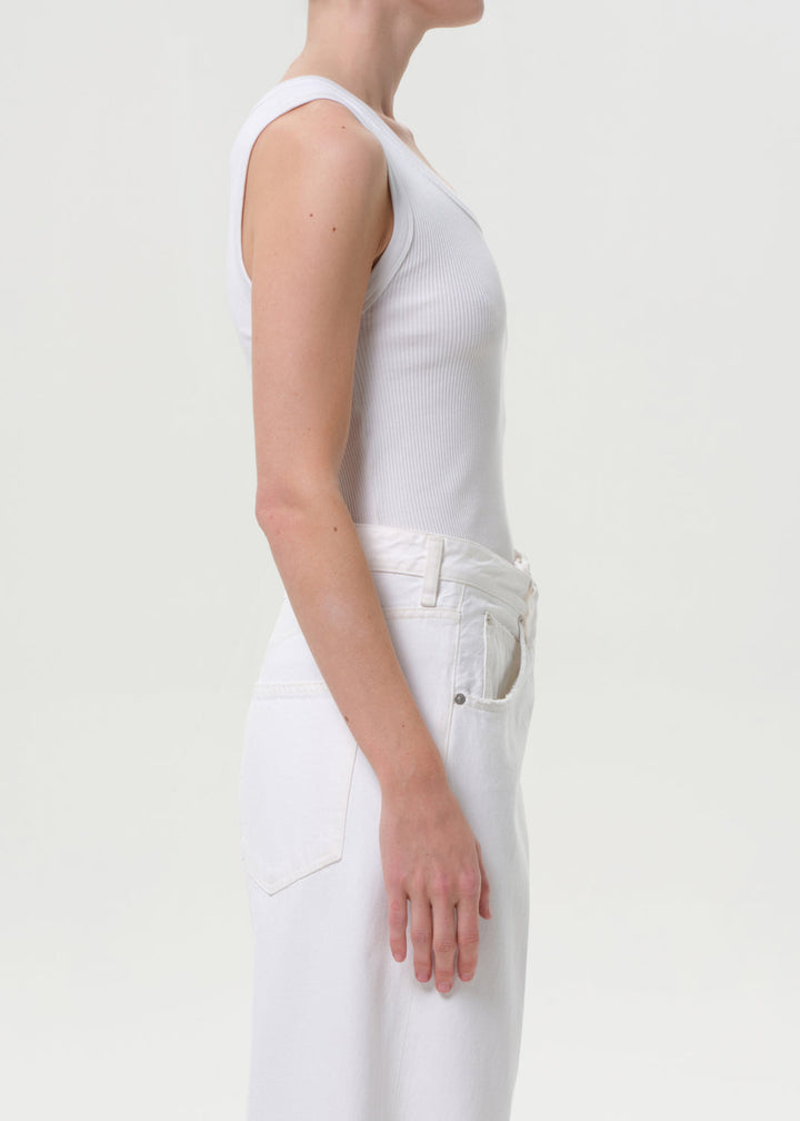 Poppy Tank in White