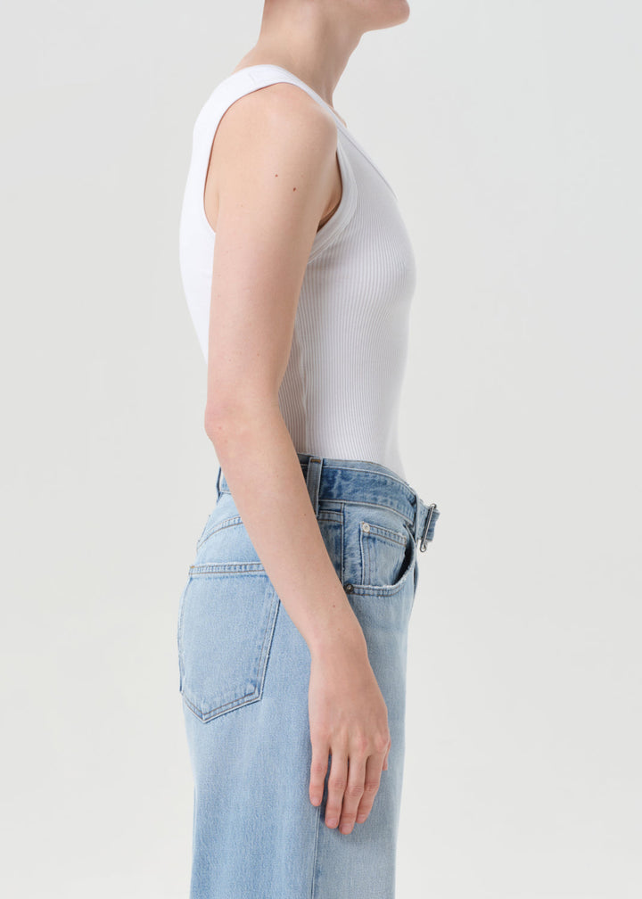 Poppy Tank in White