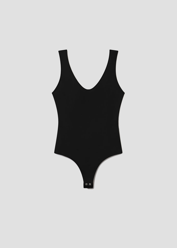 Tora Tank Bodysuit in Black