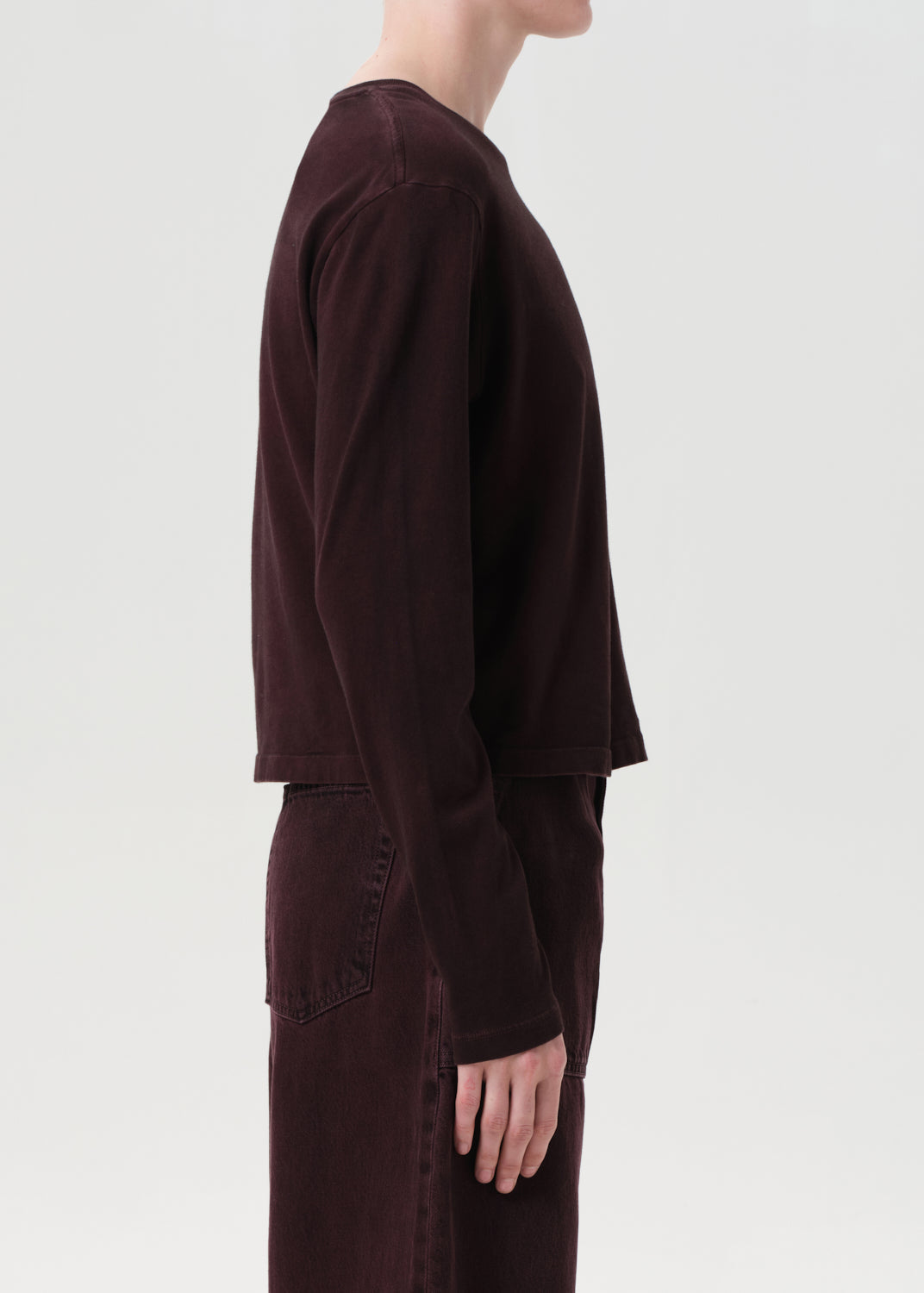 Sydney Long Sleeve Tee in Cipher