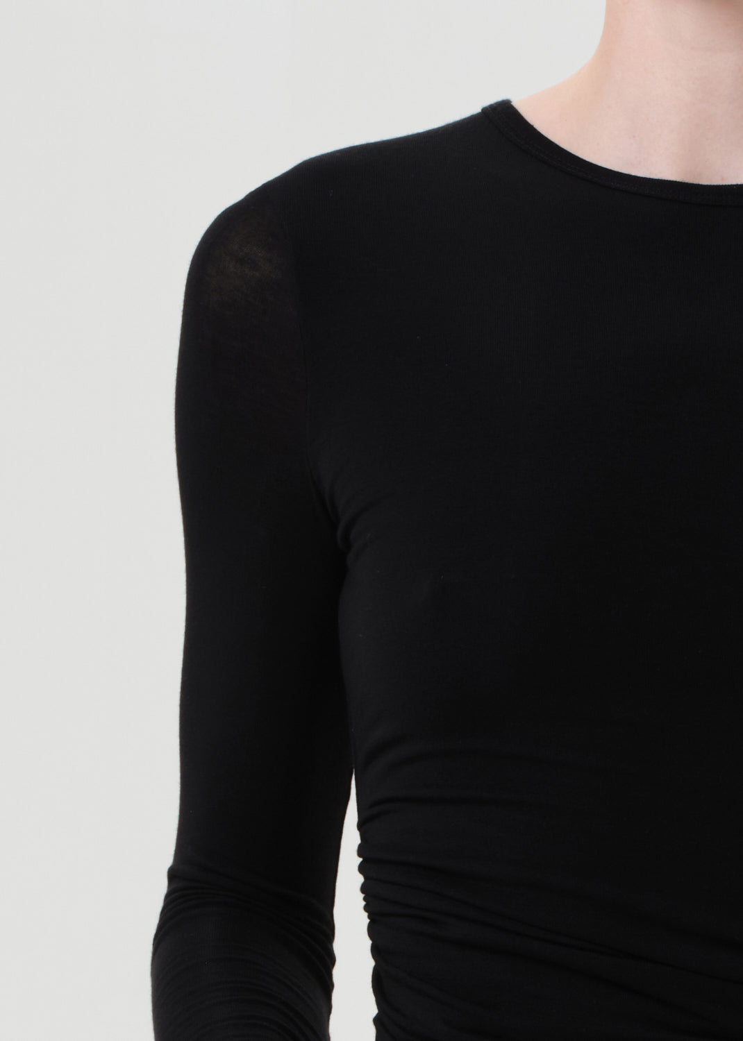 Eve Twist Tee in Black