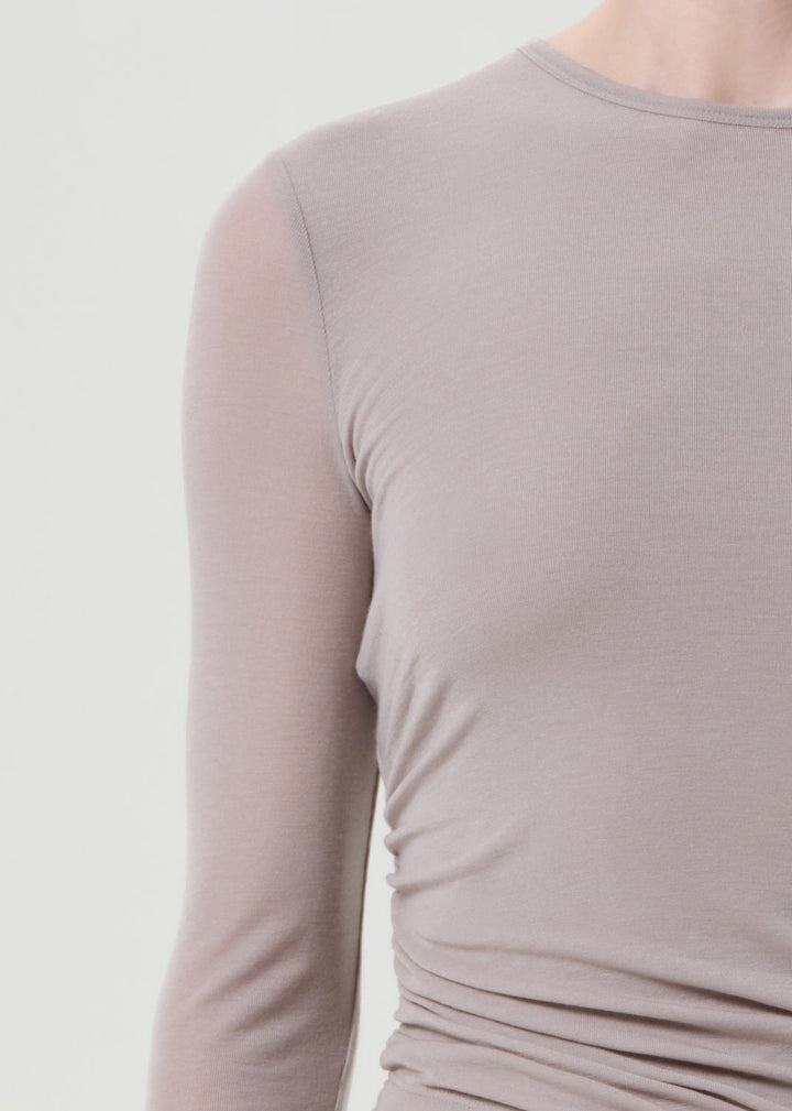 Eve Twist Tee in Dolphin