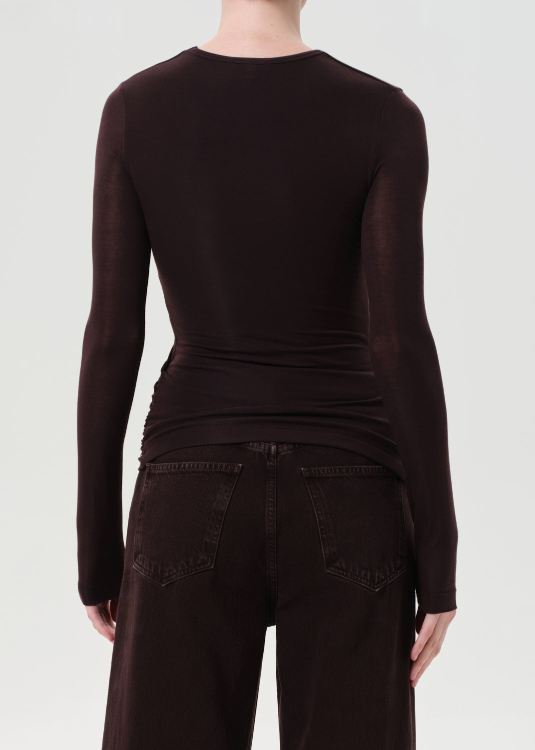 Eve Twist Tee in Root