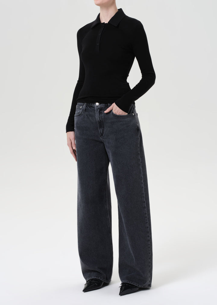 Amos Polo in Black