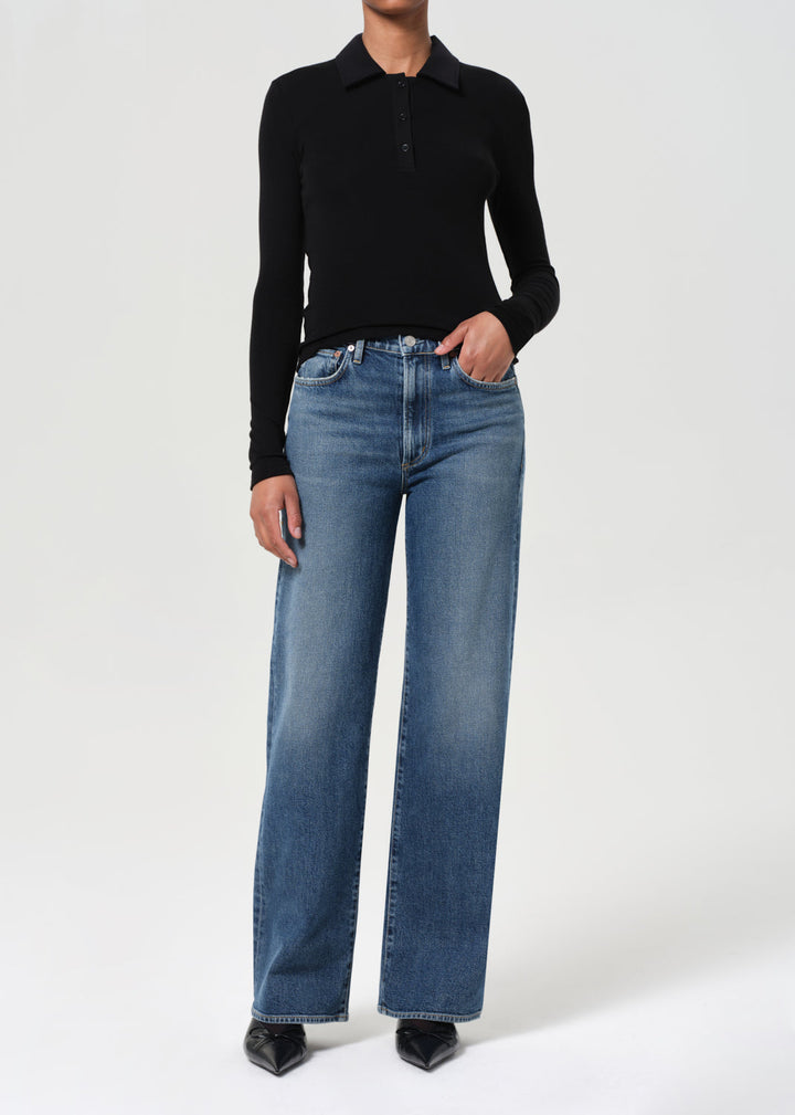 Harper Straight Jean (Stretch) in Enroll