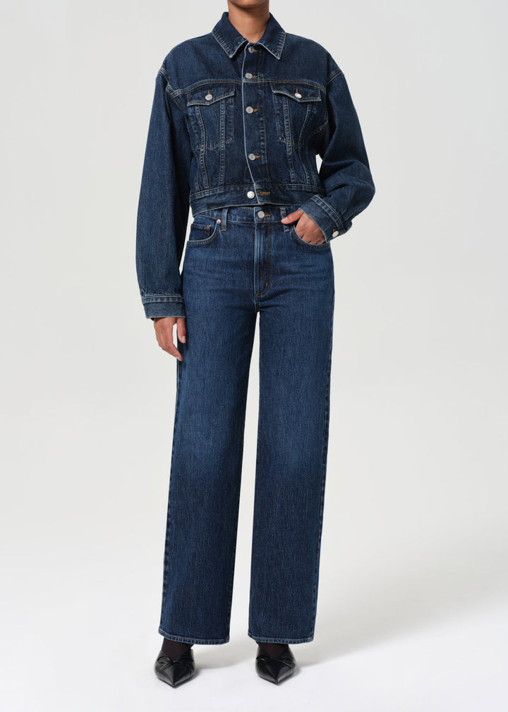 Harper Straight Jean (Stretch) in Echo