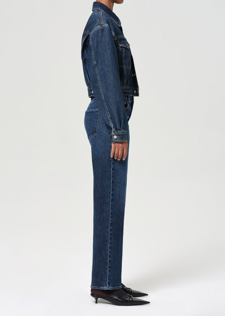 Harper Straight Jean (Stretch) in Echo