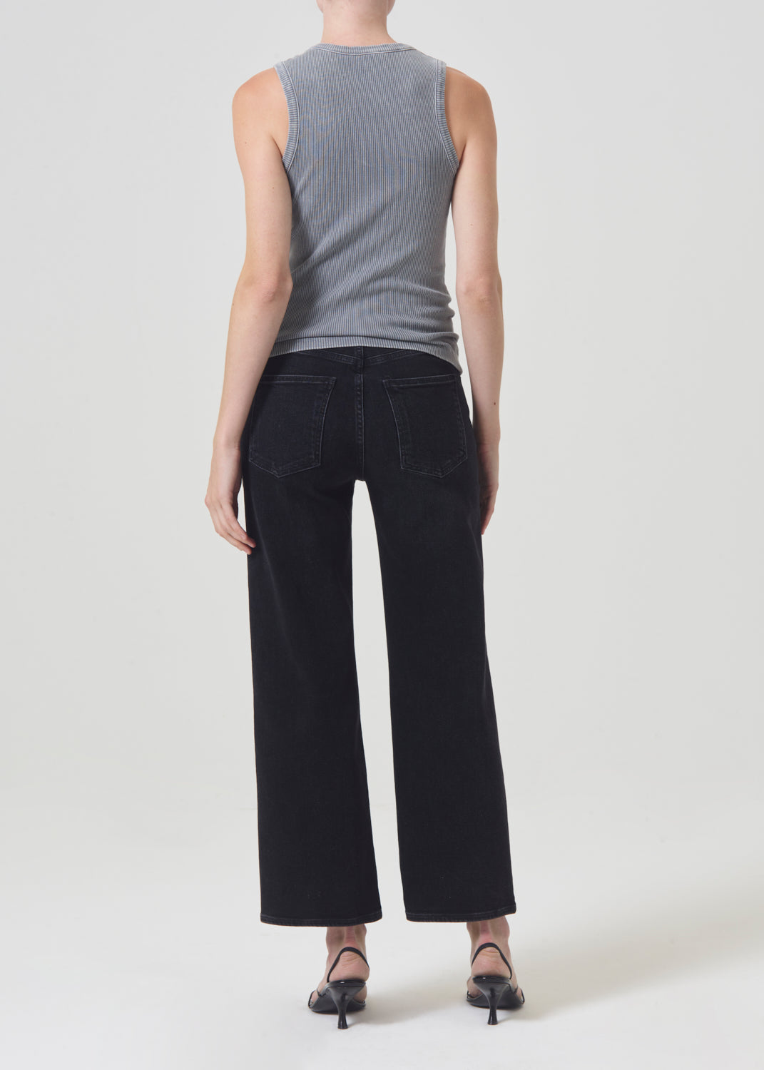 Harper Crop Jean in Hush