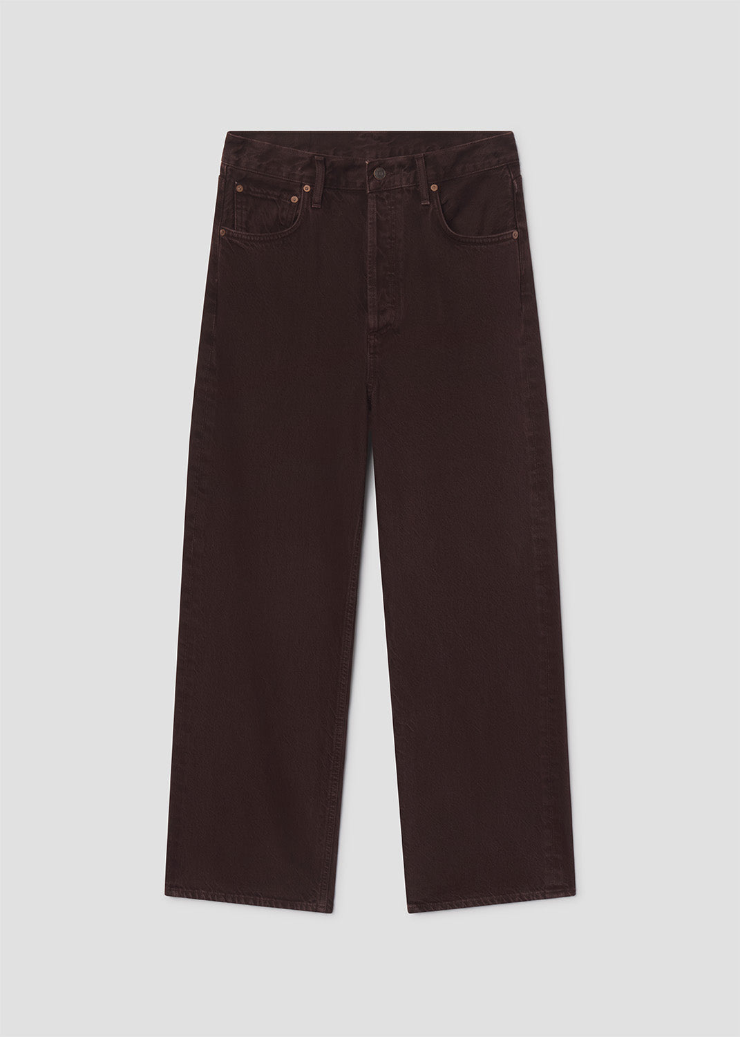 Ren High Rise Wide Leg in Sloe Berry
