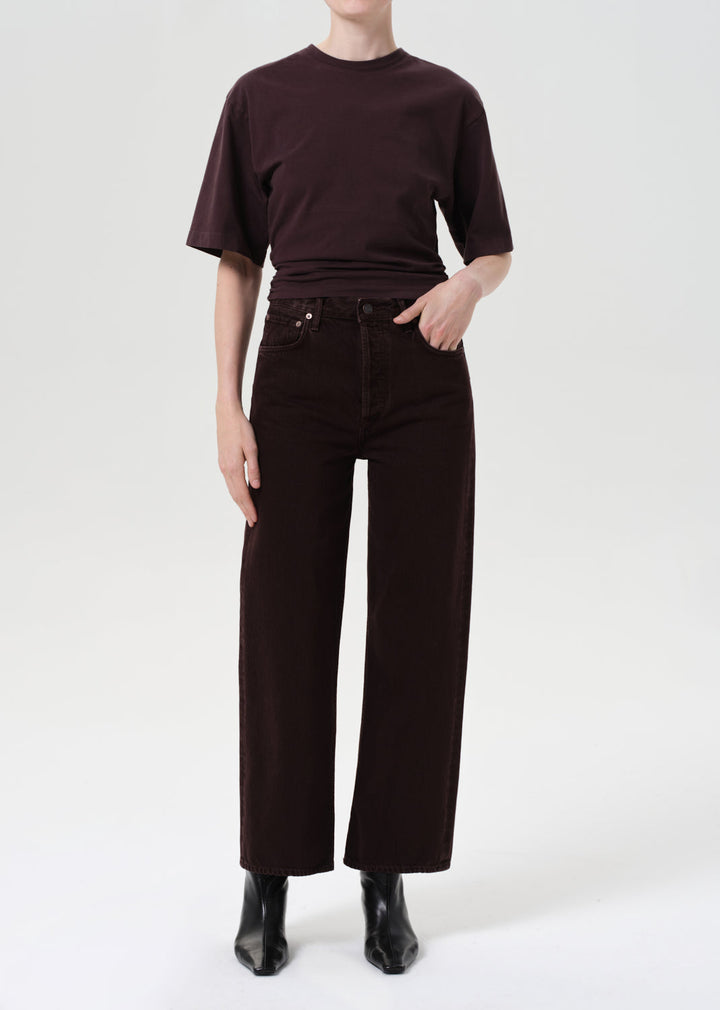 Ren High Rise Wide Leg in Sloe Berry