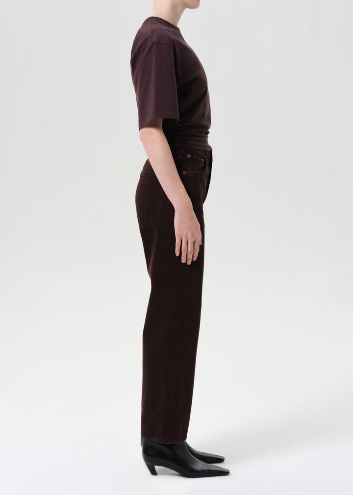 Ren High Rise Wide Leg in Sloe Berry