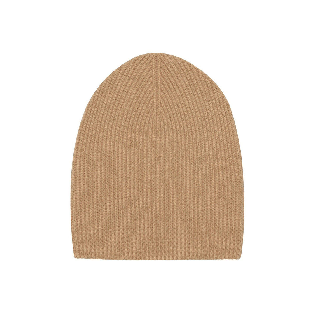 Signature Cashmere Ribbed Beanie