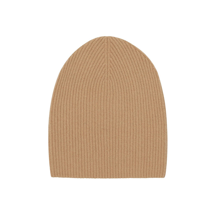 Signature Cashmere Ribbed Beanie