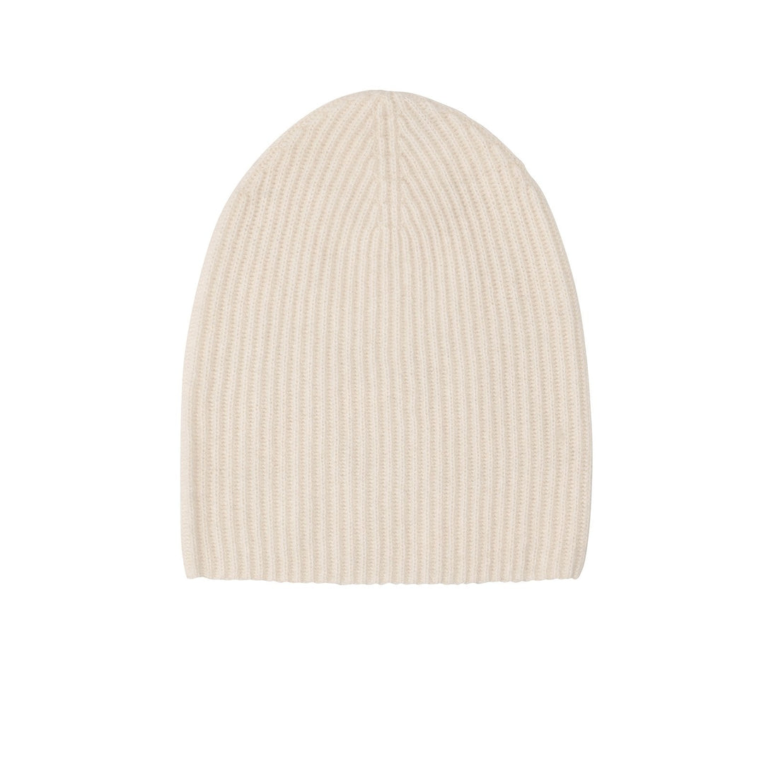 Signature Cashmere Ribbed Beanie