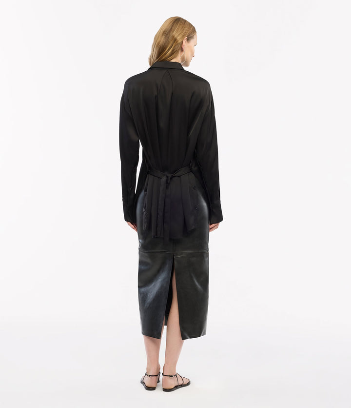 Bias Button Side Shirt