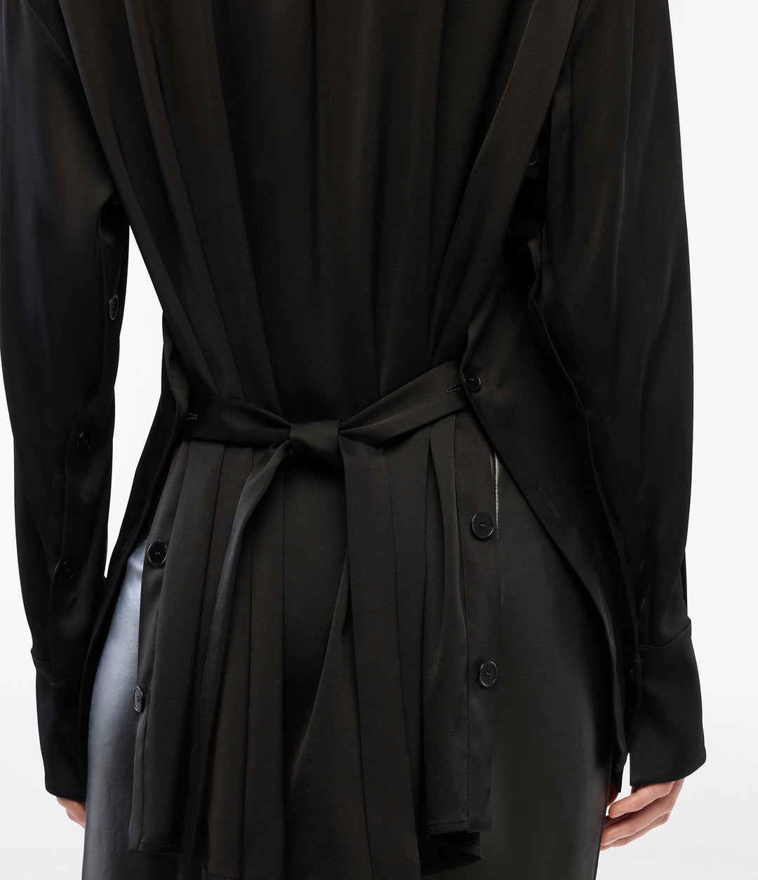 Bias Button Side Shirt