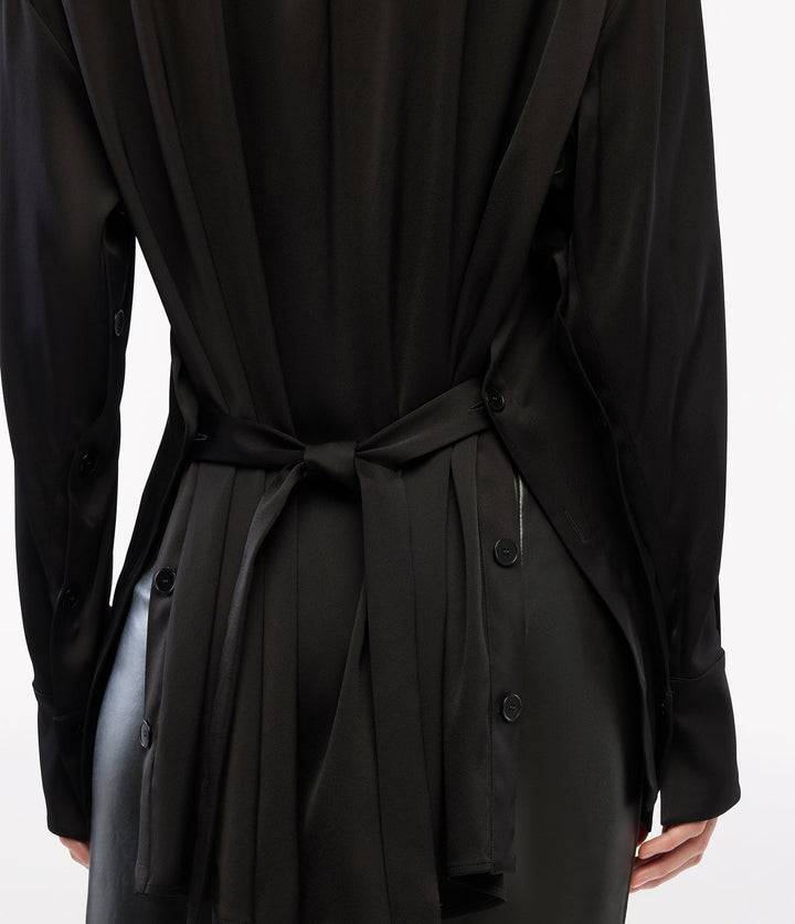 Bias Button Side Shirt