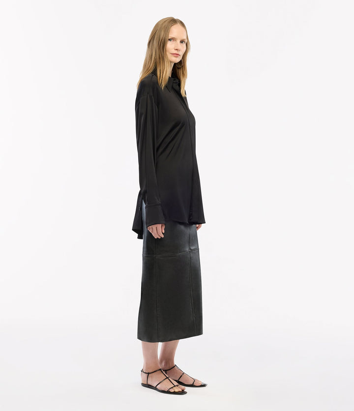 Bias Button Side Shirt
