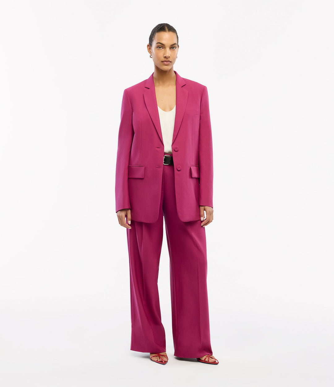 Relaxed Wide Leg Pant