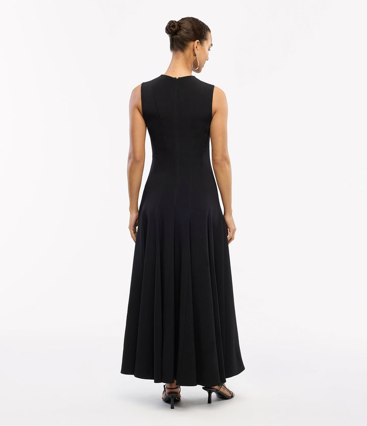 Panelled Flare Dress