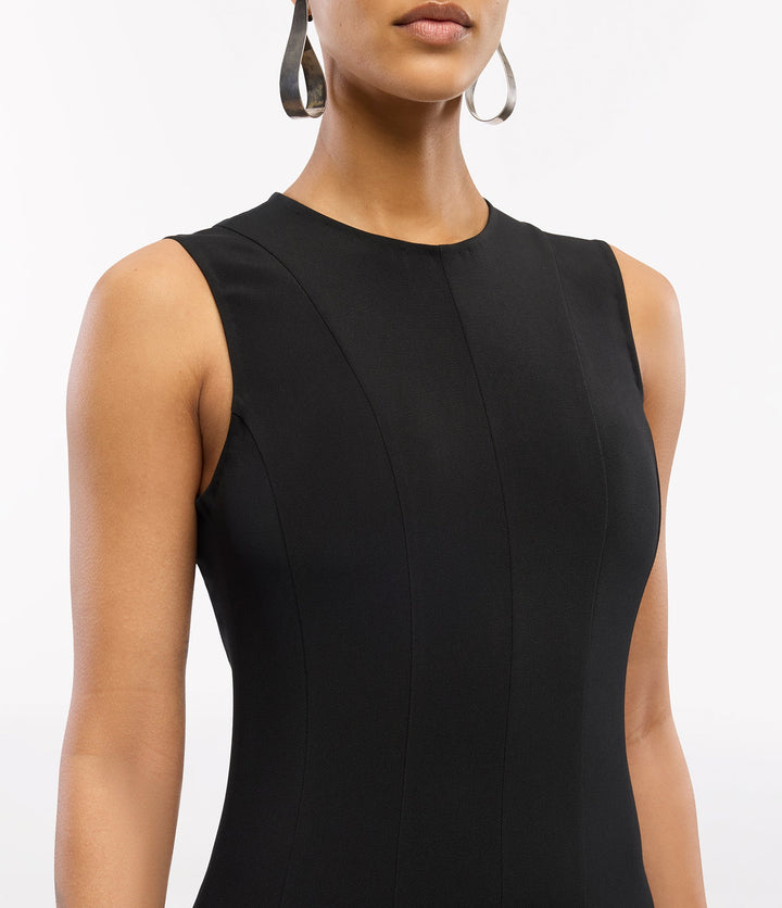 Panelled Flare Dress