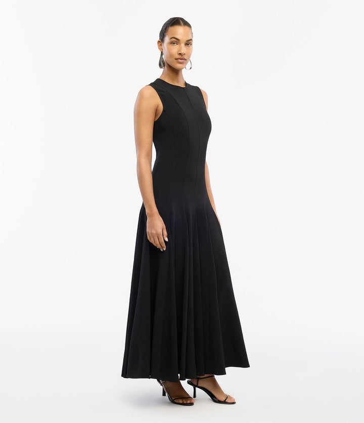 Panelled Flare Dress