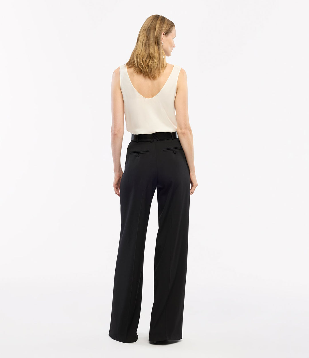Twill Pleated Trouser