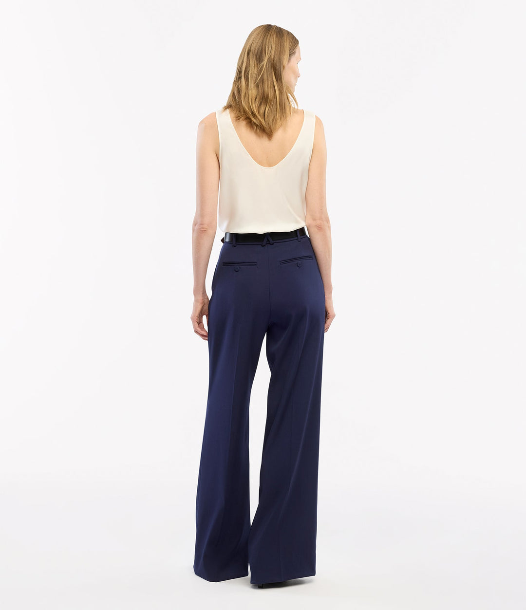Twill Pleated Trouser