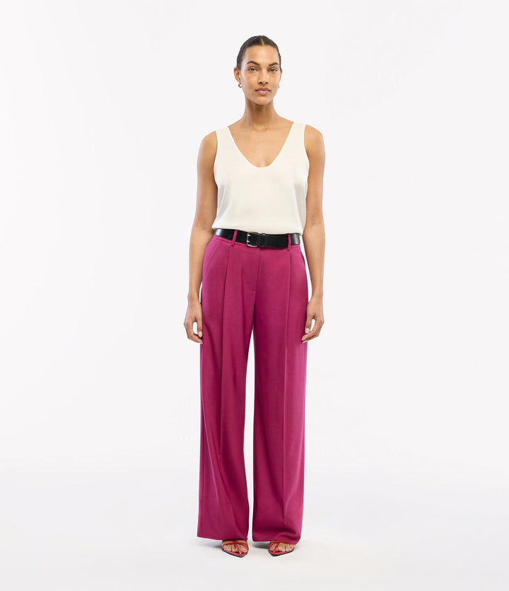 Relaxed Wide Leg Pant