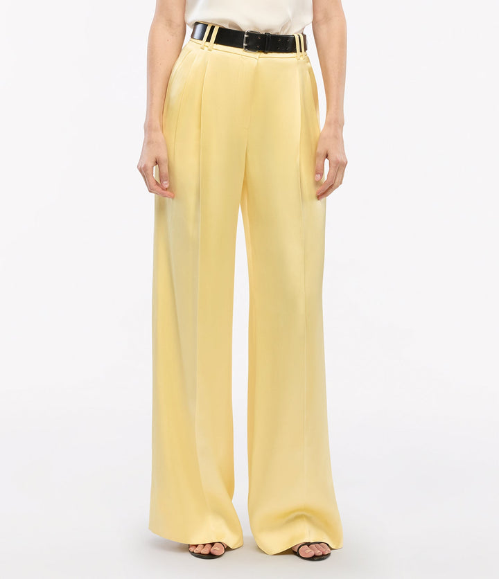Satin Pleated Trouser